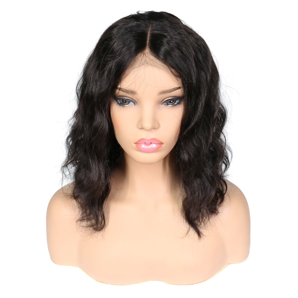 RoseHair Top Quality Wavy Affordable Gorgeous 13*6 Lace Wig Short Hair - Rose Hair