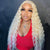 Rose Hair 13x4 Lace Frontal Wigs 613 Blonde Deep Wave Virgin Human Hair