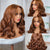 Chocolate Brown Color Lace Front Wig Loose Wave Human Hair Wig Pre Plucked With Baby Hair