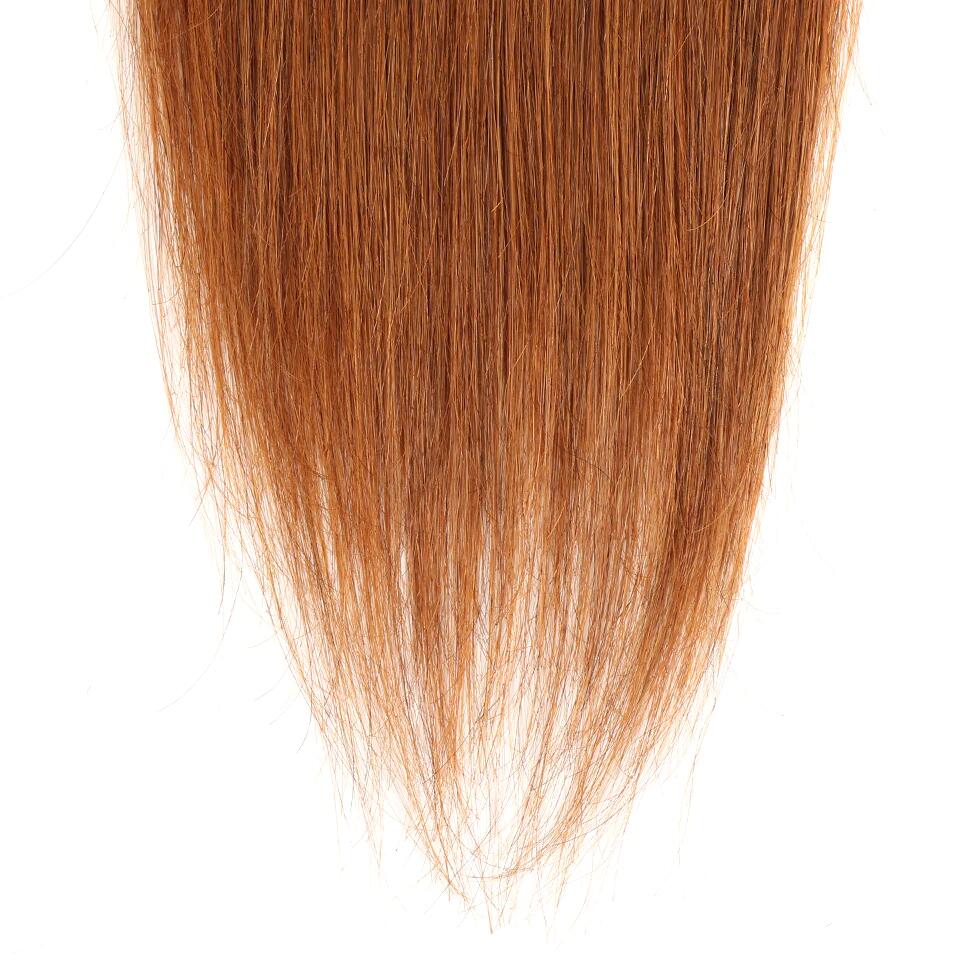 1PCS T1B/4/30 Color Brazilian Virgin 4x4 Lace Closure Free Part - Rose Hair