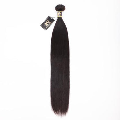10A Grade 3 Bundles Brazilian Virgin Hair With 1 PCS Per Plucked 5*5 HD Lace Closure All Texture - Rose Hair