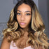 BALAYAGE OMBRE BLONDE GLUELESS LACE SIMPLE LACE WIG 150%Density - Rose Hair