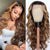 Rose Hair Balayage Highlight Ombre Loose Wave Human Hair 13x4 Lace Front Wigs