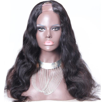 RoseHair U Part Body Wave Wig Super Easy Affordable Human Hair Wig - Rose Hair