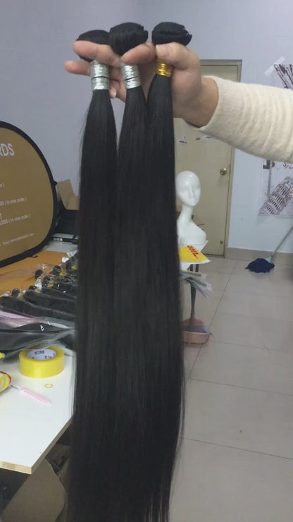 Rose Hair 15A Grade Brazilian Human Virgin 24~40inches Long Hair Fuller Density All Texture