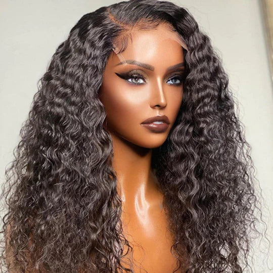 Brazilian Hair 6x6 HD Skin Melt Lace Wigs Deep Wave 100% Human Hair
