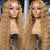 Pure Color #27 Loose Deep Wave Honey Blonde Hair Undetectable Lace Wigs 180% Density