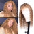 #27 Honey Blonde Water Wave Hair 5x5 13x4 Lace Front Wigs 180% Density