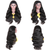 RoseHair Body Wave Headband Wig Glueless Human Hair Wig With Pre-attached Scarf Half Wig 150% Density - Rose Hair