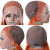 Rose Hair Cinnamon Hair Colored Lace Front Wigs Body Wave Ginger Wigs With Baby Hair 150% Density