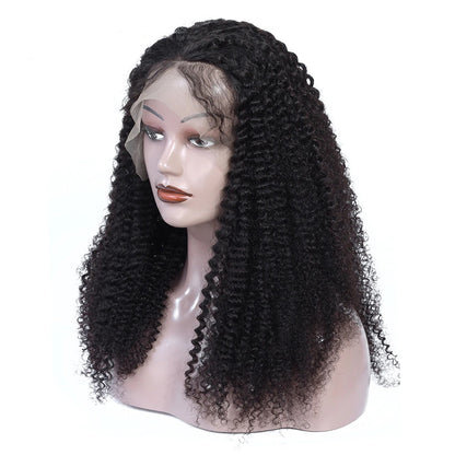 Pre Plucked Swiss 360 Lace Kinky Curly Wig Best Brazilian Human Virgin RoseHair Wig - Rose Hair