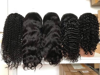 Rose Hair 3PCS 13x4 Transparent Lace Wigs 150%/ 180% Density Wholesale Package Deal Free Shipping