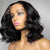 Short Wavy Wave Bob Wig 13×4 Lace Front Human Hair Wigs For Black Women