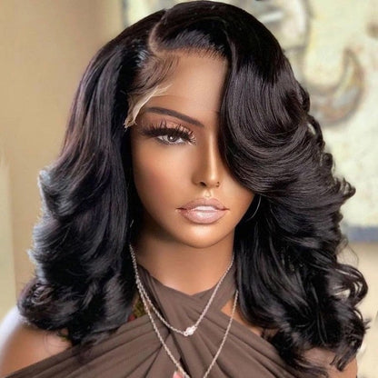 Rose Hair 18PCS 13x4 Transparent Lace Frontal Bob Wig Package Deal 180% Density All Textures
