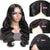 Rosehair Upgraded Durable V Shape Glueless Wig Human Hair Body Wave Beginner Friendly Natural V Part Wig